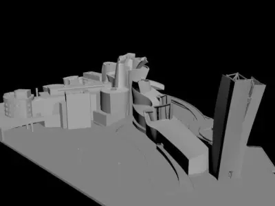  Guggenheim bilbao Museum  3D model