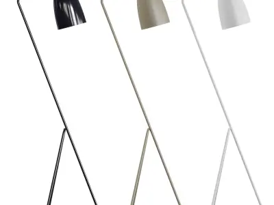Grashoppa floor lamp by Gubi 3D model