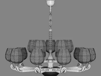 706152 Delta Osgona Chandelier 3D model
