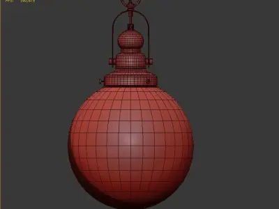 Hanging Lamp LOFT HOUSE P-144 3D model