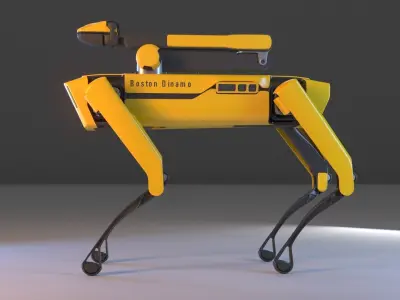 Spot Robot With Arm 3D model