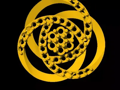 Tops earrings 3D print model