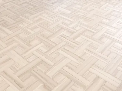 Parquet - Laminate - Wooden floor 4 in 1 Low-poly 3D model