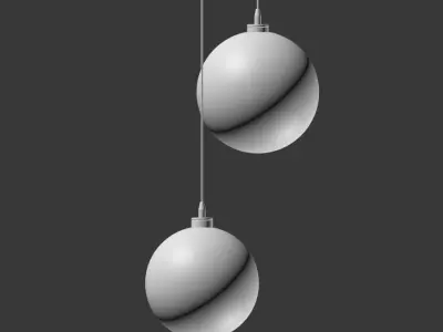 ClassiCon Selene Suspension lamp 3D model