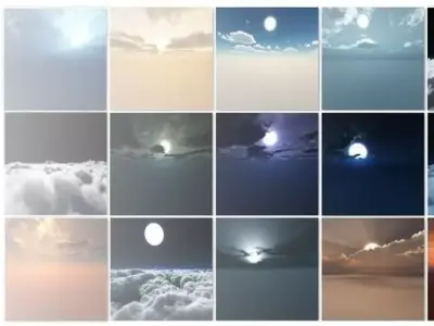 Skyboxes MegaPack 1 3D model