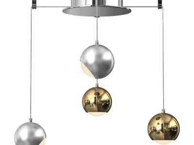 Spider Lamp 4 3D model