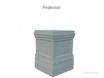 Pedestal 3D model