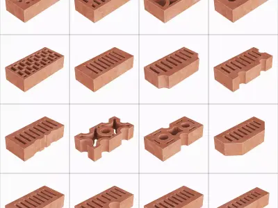 Building bricks 3D model