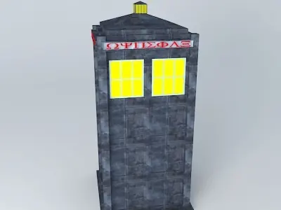 The Quantus Destroyer Class Battle TARDIS Free 3D model