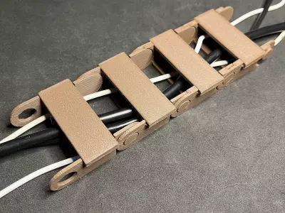 Modular Cable Chain Conduit Free 3D print model