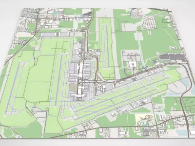 Houston Intercontinental George Bush Airport United States 3D model