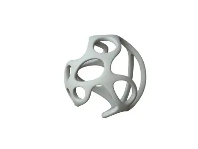 SciFi Cube Object No 39537 Low Poly Shape Texture