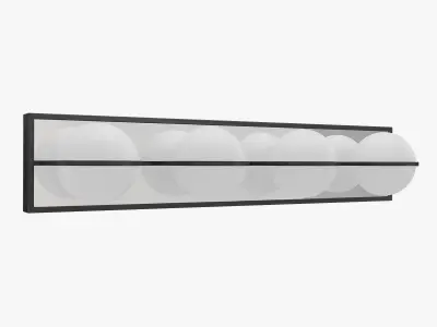 Pearl LED Bath Vanity Wall Light Collection 3D Model Pack