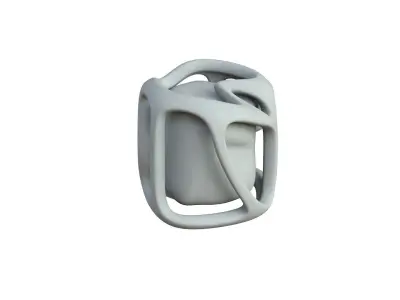 SciFi Shape Object Low Poly 117 Low-poly 3D model