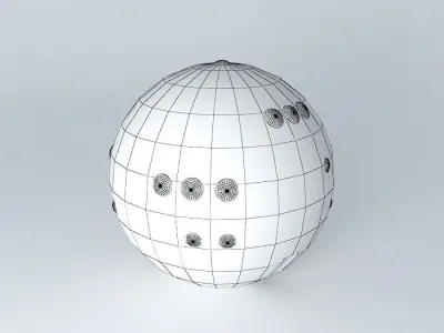 Space Bubble House Free 3D model