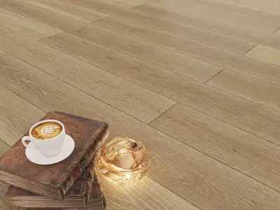 Parquet Kahrs Oak 6 colors 3D model