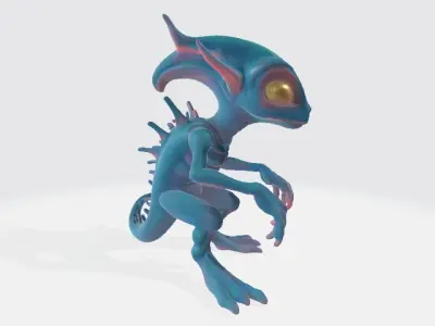 Alien creature 3D model