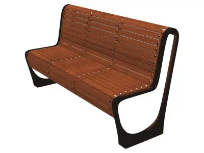 Street Chair 2 3D model