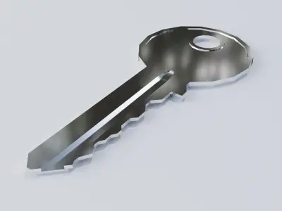 Door key 3D model