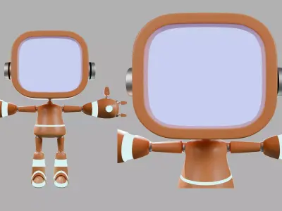 3D Character Robot 3D model