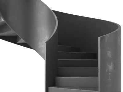 Spiral staircase 7 3D model