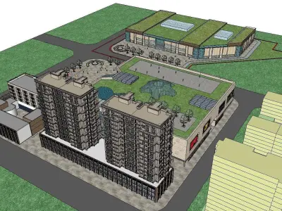 vacation spot-Resort-Fashion Leisure Hotel-0171 3D model