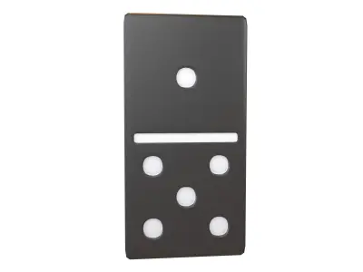 Dominoes V4 Pack 01 Low-poly 3D model