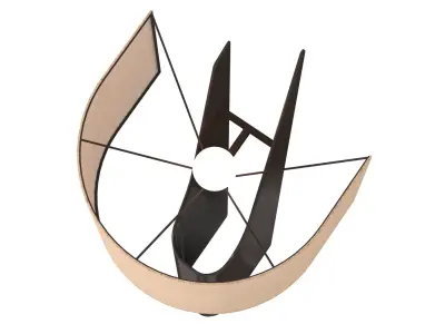 R12 FLOOR LAMP BY THIERRY LEMAIRE 3D model