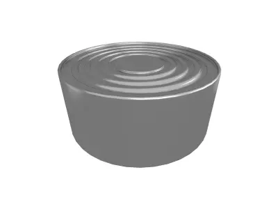 Canned Food v1 001 Low-poly 3D model