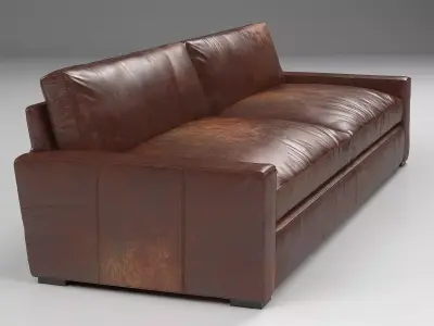 10 Maxwell Leather Sofa 3D model