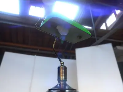 Bankers Desk Lamp Low-poly 3D model