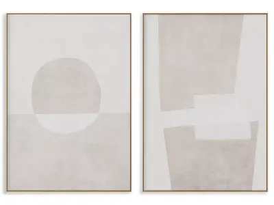Abstract Painting Frame set 3D model 538