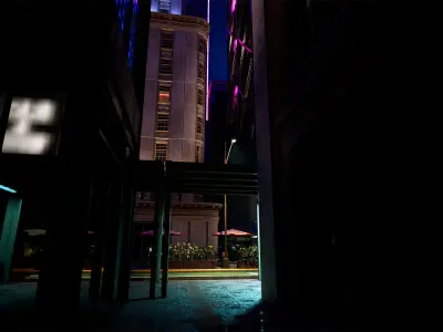 New York Night 3D model