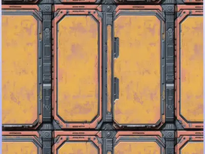 SciFi Seamless Texture Texture 15