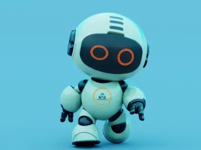ROBO G-4  Rigged for Unreal Engine - Unity - MIXAMO 3D model
