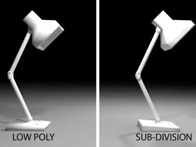 Balanced-arm Lamp 2 3D model