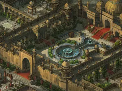 Muslim-Treasure State-Architecture 3D model