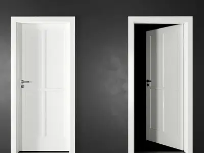 PS Modern Door Series 2 Low-poly 3D model