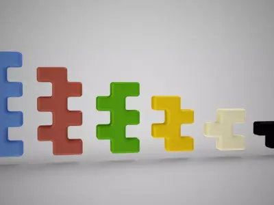 Jigsaw Toy Blocks 3D print model