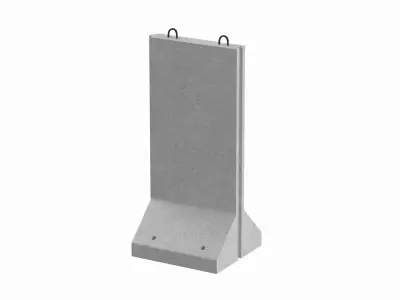 Concrete Wall Panel 3D model