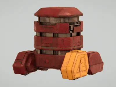 B2EMO Droid - Star Wars Andor 3D model