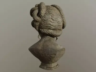 Bust of Medusa 3D model