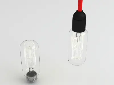 Bulb light 17 3D model