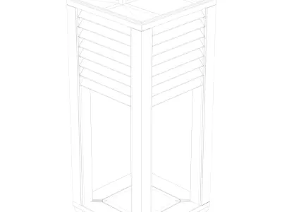 Ethimo Ginger Table Lamp 3D model