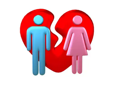 Divorce Symbol v1 010 Low-poly 3D model