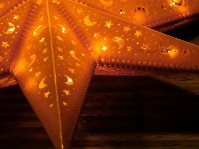 CHRISTMAS STAR LIGHT 3D print model