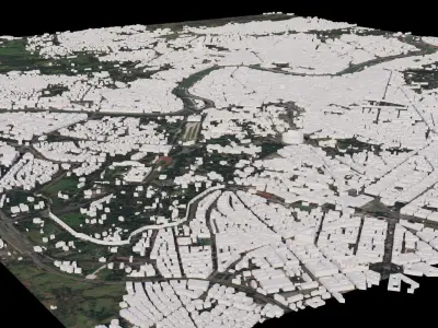 Italy Cities Pack - Rome Naples Milan Turin Genoa Palermo 3D model
