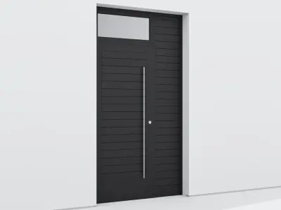Aluminium door 87 3D model