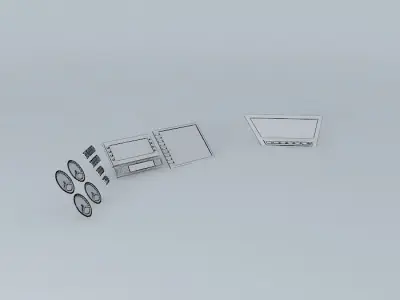 Terminals and Gauges For A Vehicle Free 3D model