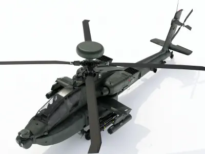  Boeing AH-64D Apache High Detail 